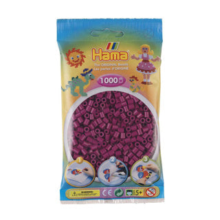 Hama strijkkralen 1000 stuks pruim