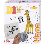 Hama strijkkralen 2500 stuks 3d safari