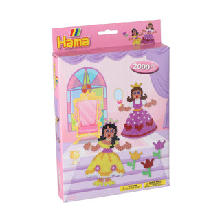 Hama strijkkralenset prinses, 2000st.