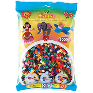 Hama strijkkralen 3000 stuks mixed colors