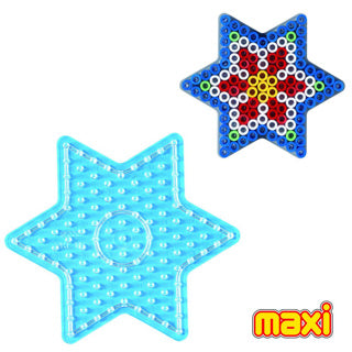 Hama strijkkralenbordje maxi - ster