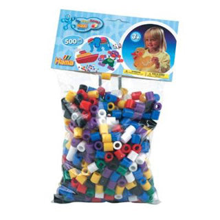 Hama strijkkralenmix - basis maxi, 500st.
