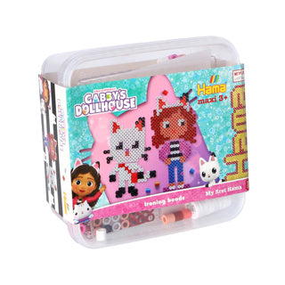 Hama strijkkralen maxi 900 stuks gabby's dollhouse