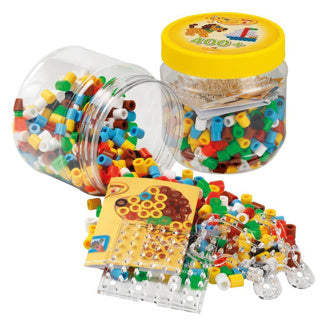 Hama strijkkralenset maxi in pot, 400st.