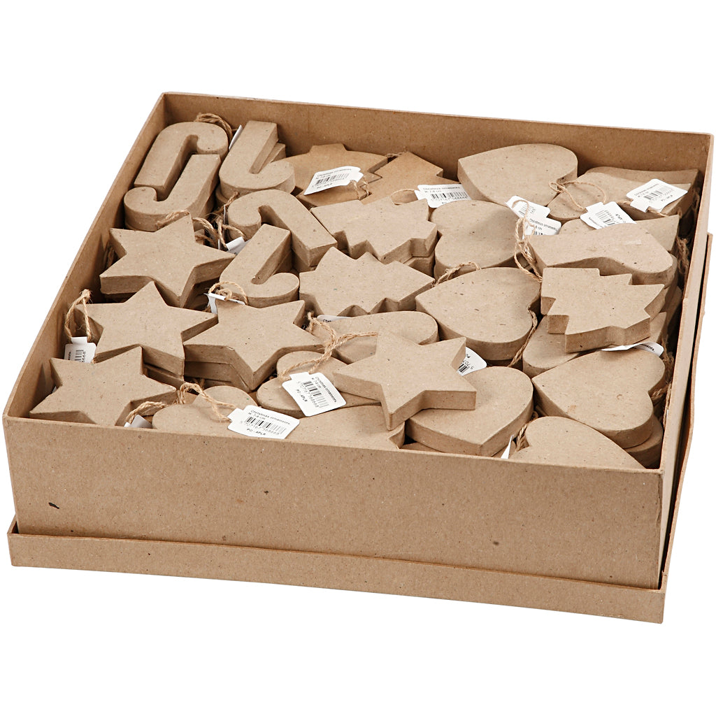 Creativ company kersthangers, h: 7-8 cm, 174 stuk 1 doos