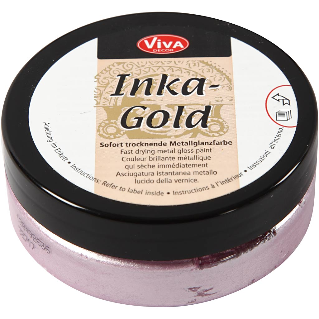 Creativ company inka-gold, rose quartz, 50 ml 1 doosje