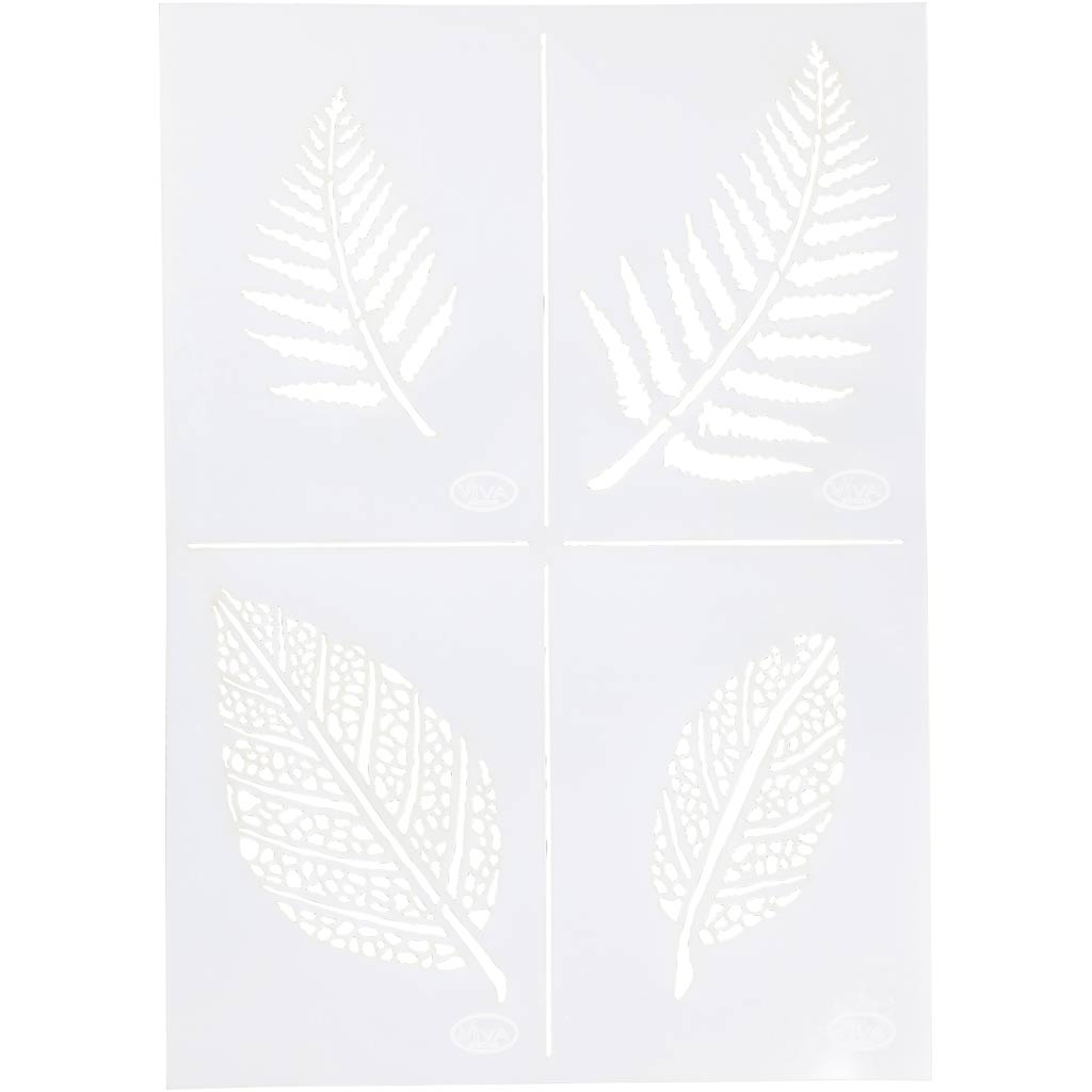 Creativ company flexibel sjabloon, bladeren, a4, vel 210x297 mm, 1 stuk