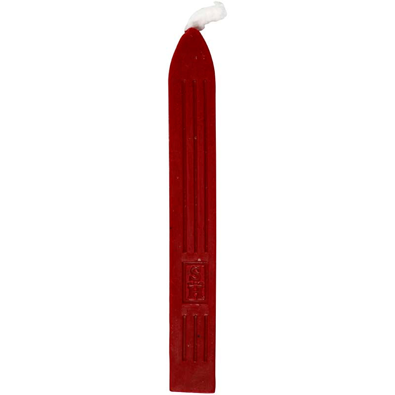Creativ company zegel was, l: 10 cm, rood, 3 stuk 1 doos