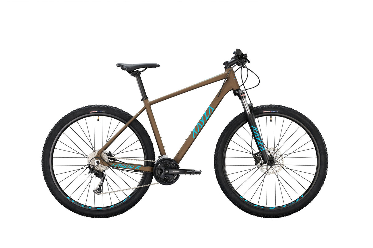Kayza mtb hardtail garua 6 mod. 22 bike garua 6 29 56 hardtail 27sp brown blue