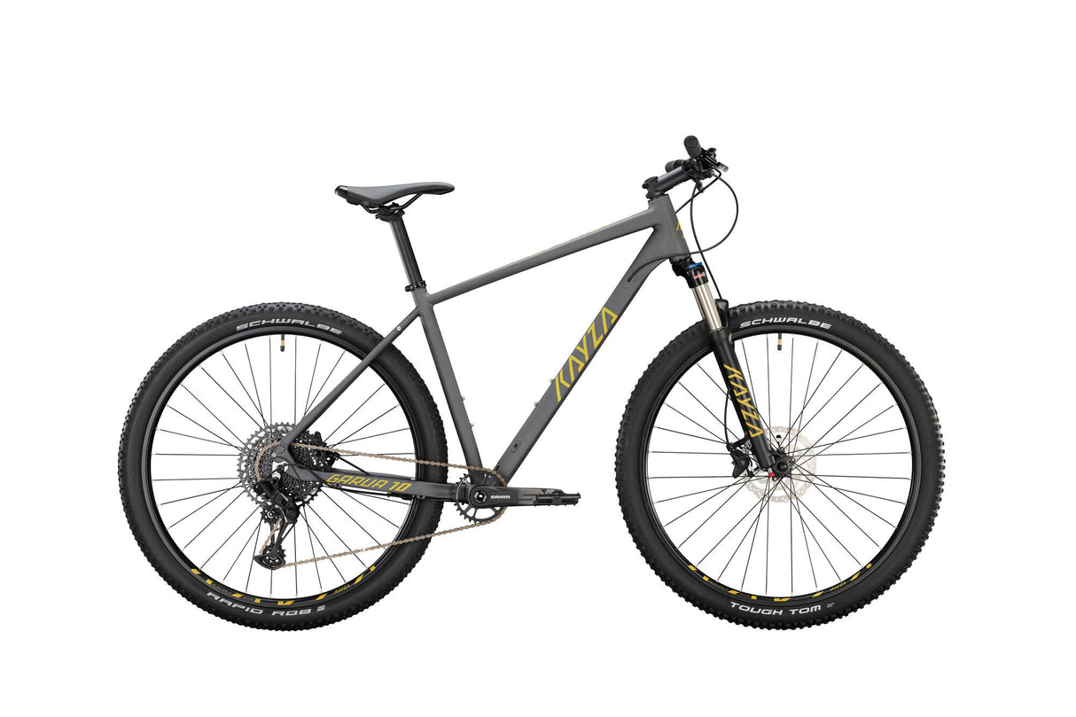 Kayza mtb hardtail garua 10 mod. 22 bike garua 10 29 56 hardtail 12sp grey gold