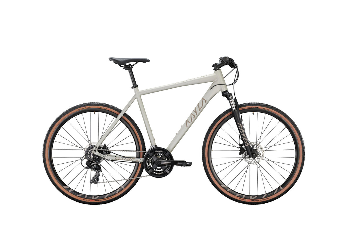 Kayza crossfiets alvar 2 mod. 22 bike alvar 2 28 48 diam. 21sp s.gr.matt w.gr