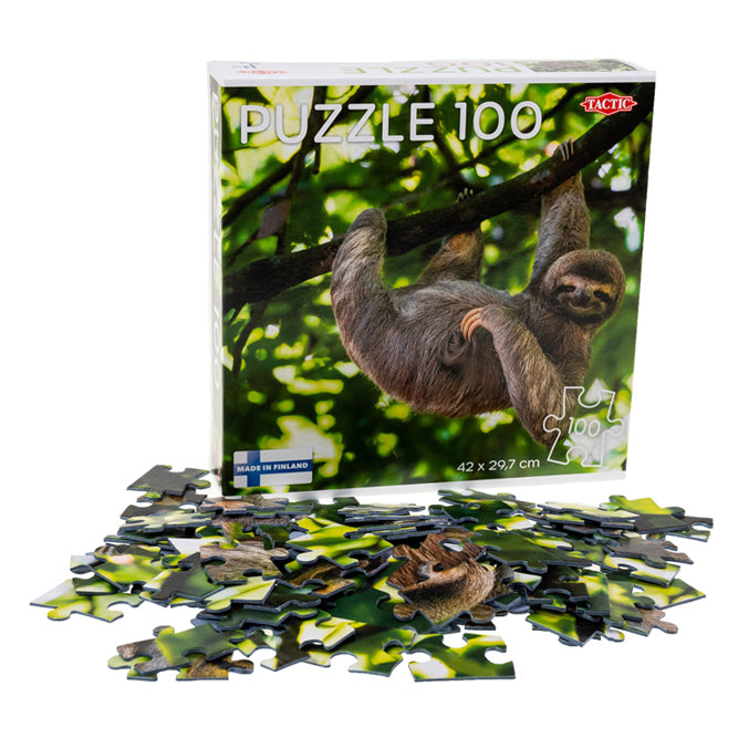 Tactic legpuzzel sloth hanging on tree, 100st.