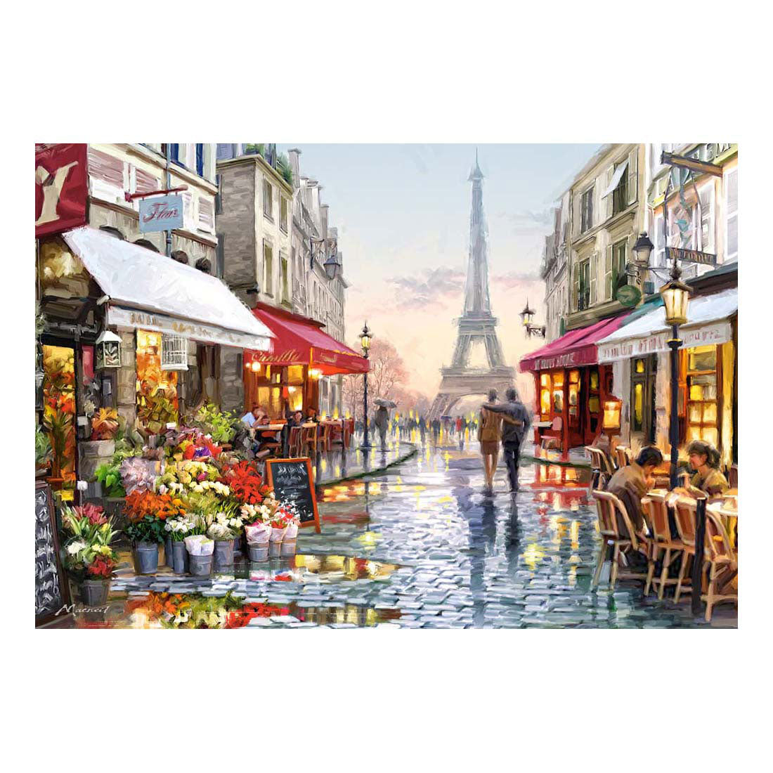 Selecta castorland legpuzzel flower shop, 1500st.