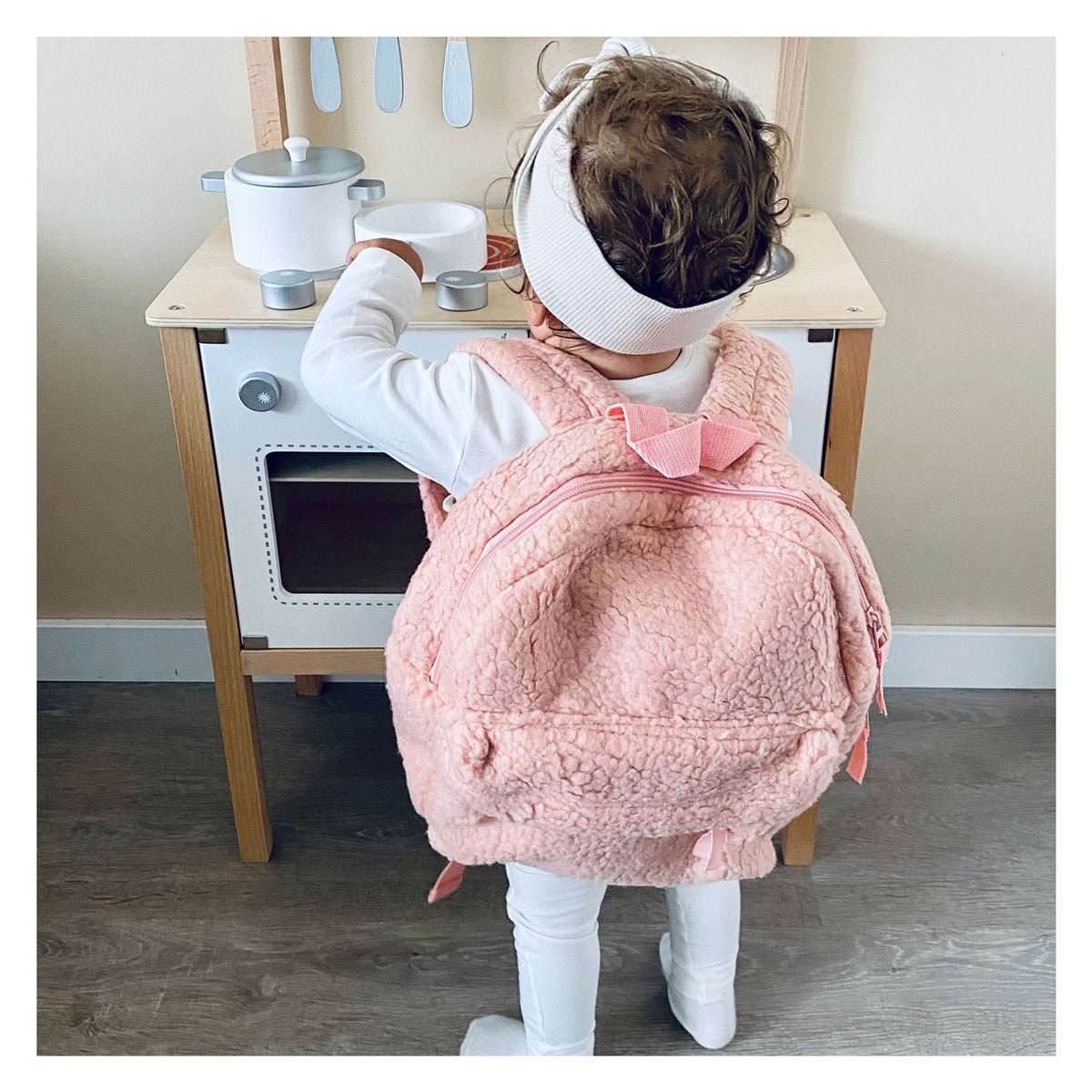 Vadobag rugzak pret be soft and kind teddy roze