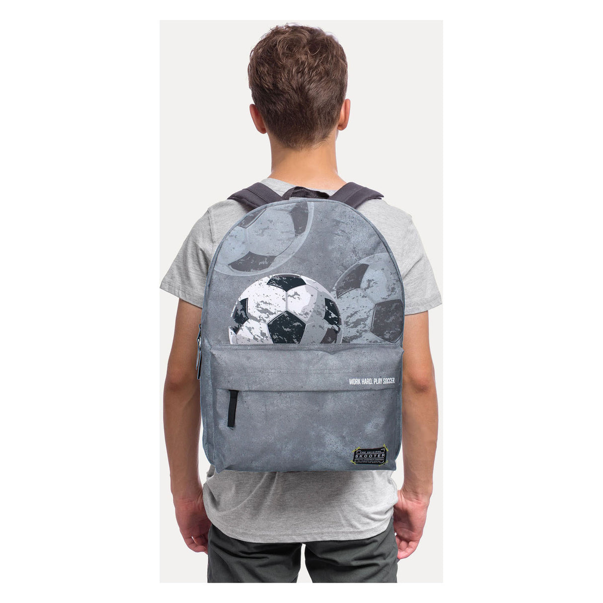 Vadobag rugzak skooter high score grijs