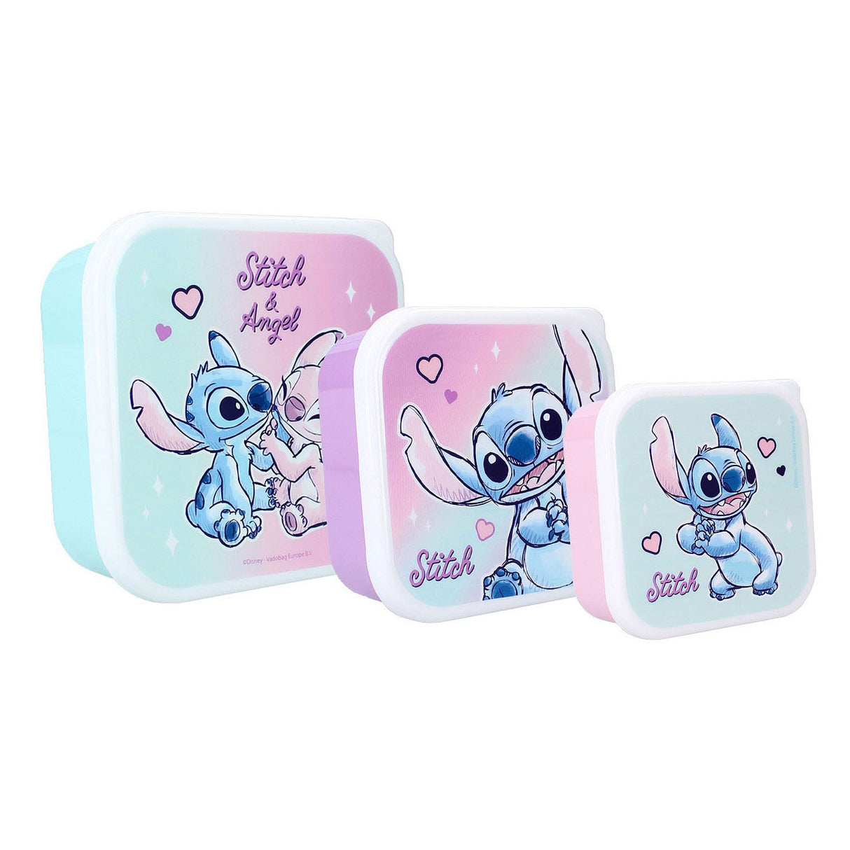 Vadobag snackbox 3in1 stitch let's eat