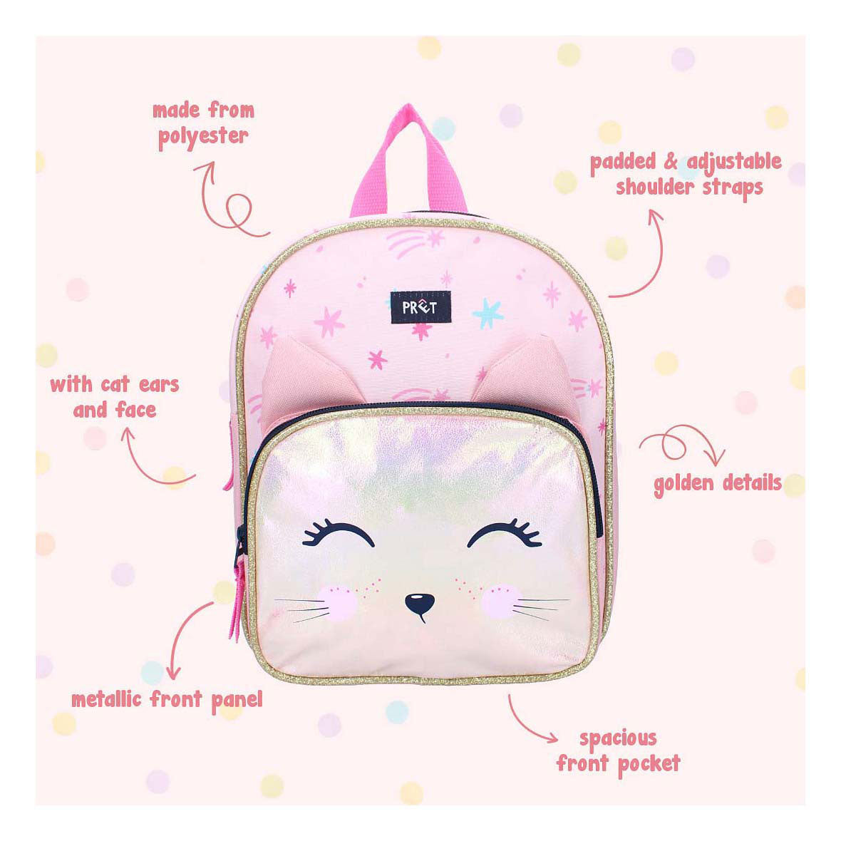 Vadobag rugzak pret giggle 29 x 23 x 10 cm