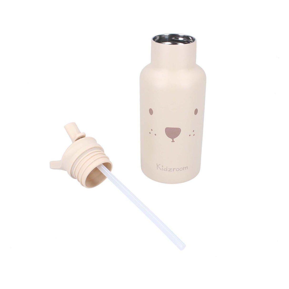 Kidzroom drinkfles sweet sips teddybeer, 350ml