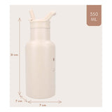 Kidzroom drinkfles sweet sips teddybeer, 350ml