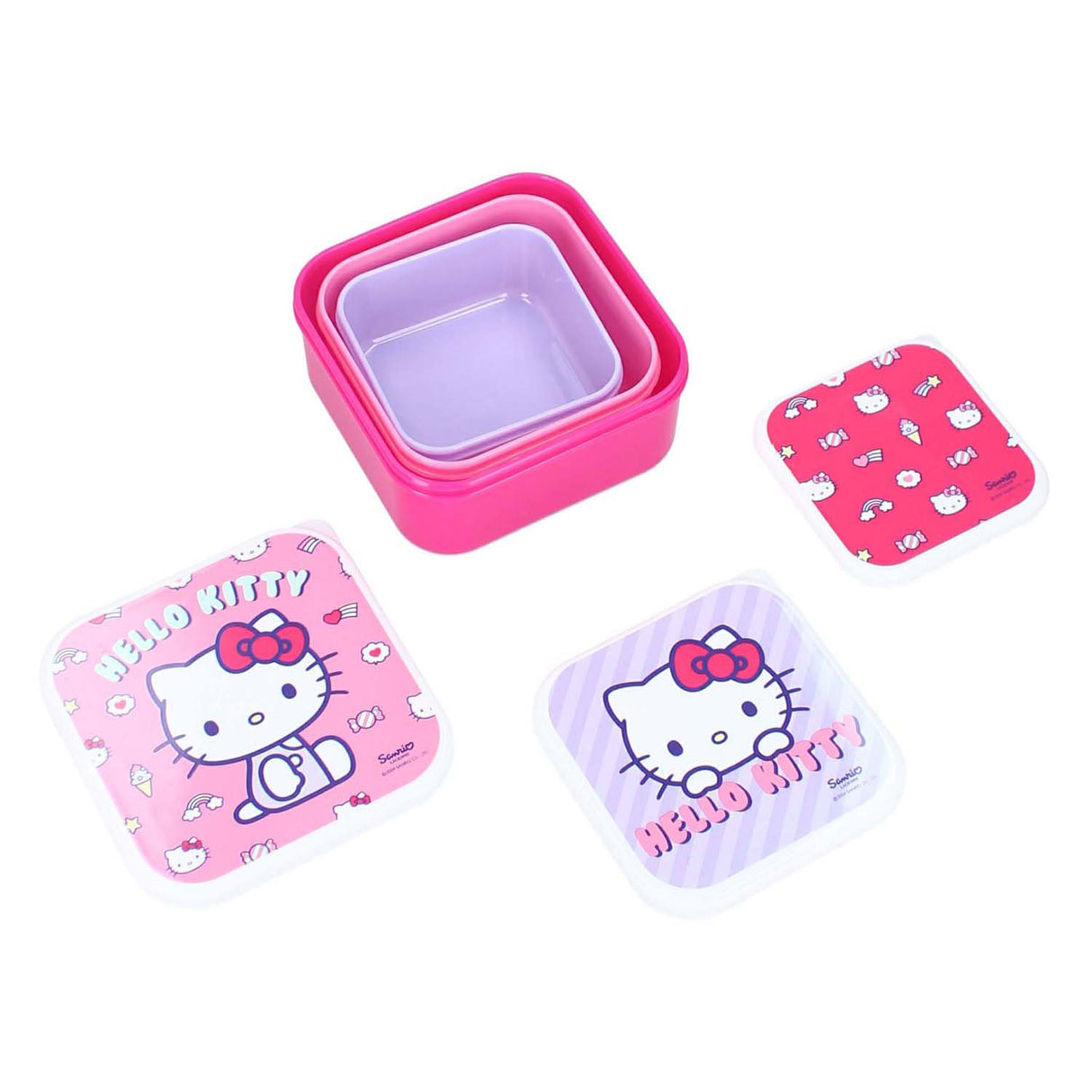 Vadobag hello kitty broodtrommel 3-in-1 verse hapjes