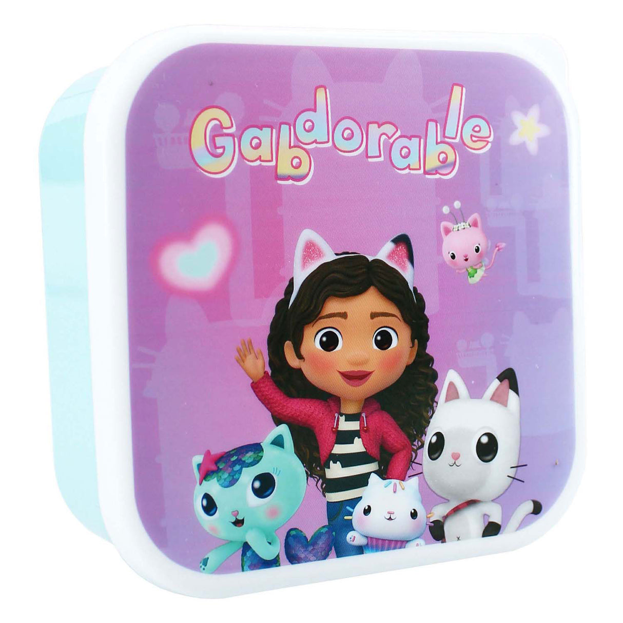 Vadobag gabby's poppenhuis broodtrommel 3-in-1 fresh bites