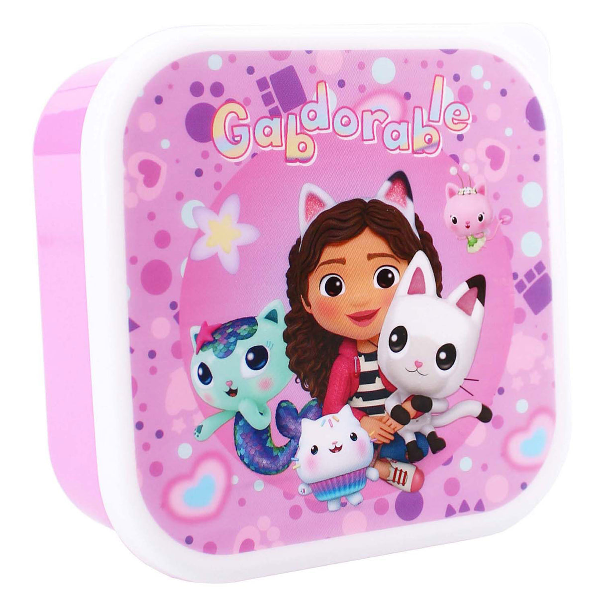 Vadobag gabby's poppenhuis broodtrommel 3-in-1 fresh bites