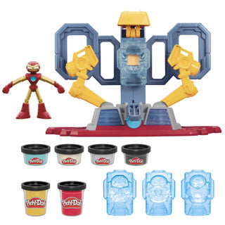 Play-doh iron man armor maker lab