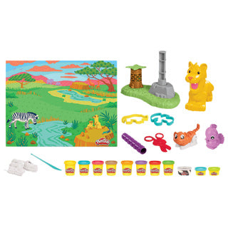 Play-doh lion