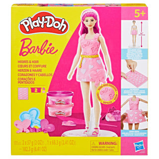 Play-doh barbie harten en haar