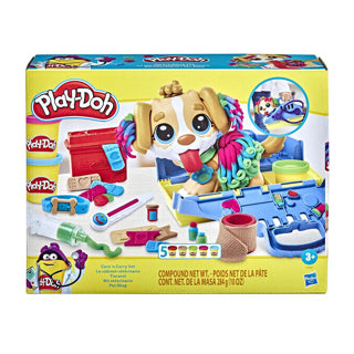 Play-Doh Care N Carry Dierenarts - Klei Speelset