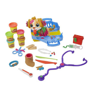 Play-Doh Care N Carry Dierenarts - Klei Speelset