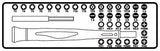 PA0401A Beta micro schroevendraaier set