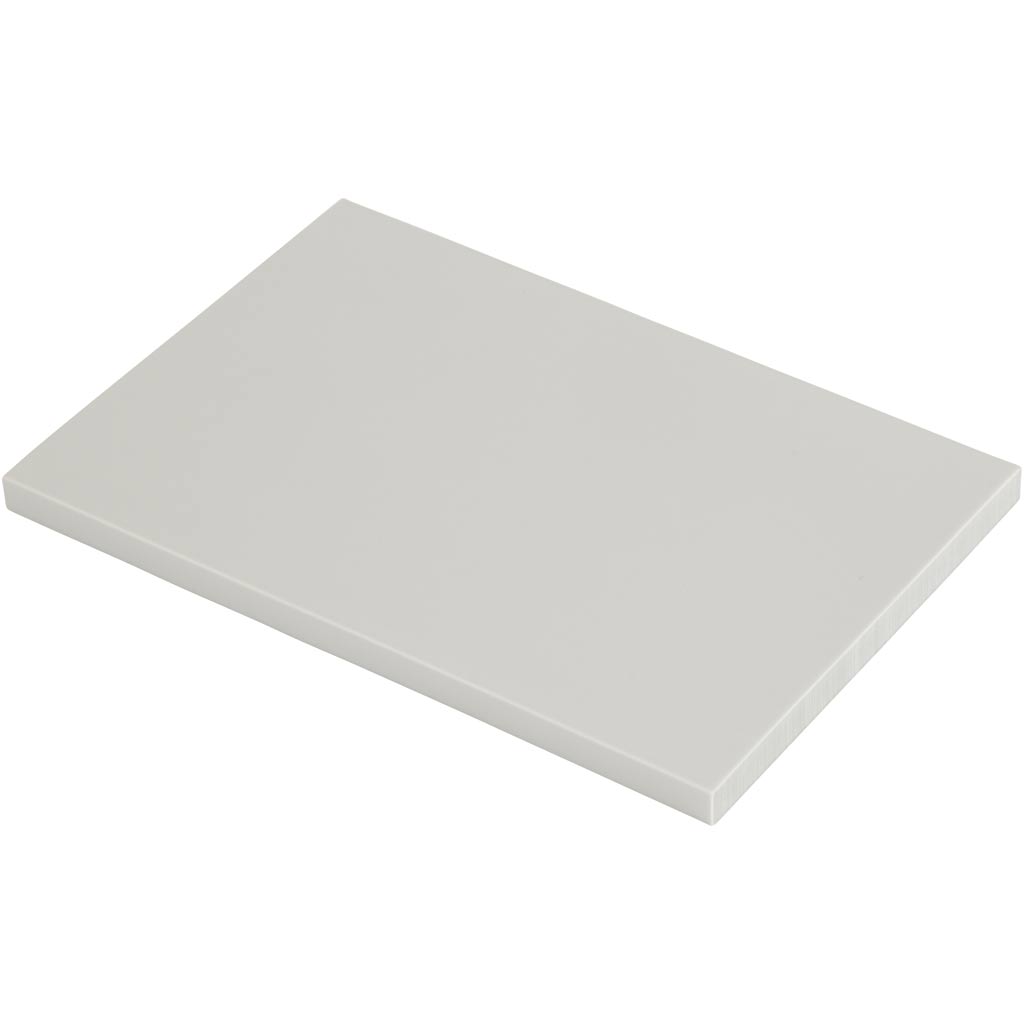 Creativ company stempelblokken, afm 10x15,5 cm, dikte 0,8 cm, lichtgrijs, 10 stuk 1 doos