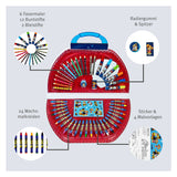 Undercover paw patrol kleurkoffer, 51dlg.