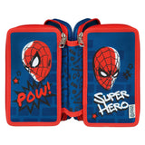 Undercover 3-vaks gevulde etui spiderman