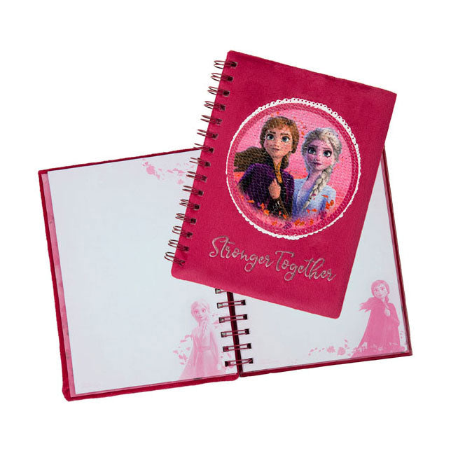 Undercover notitieboek a5 disney frozen met pailletten