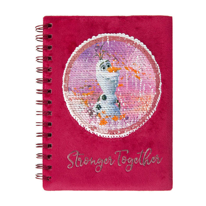 Undercover notitieboek a5 disney frozen met pailletten