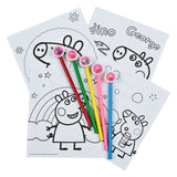 Undercover kleurblok peppa pig met 5 kleurpotloden