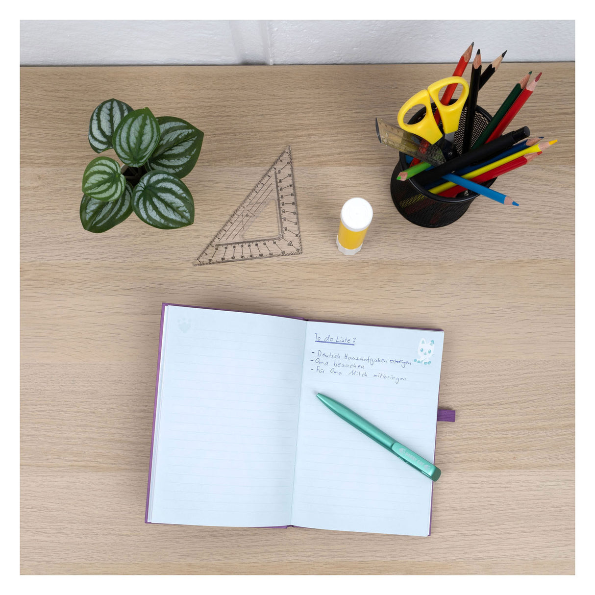 Undercover squishy notitieboek gabby's poppenhuis met pen