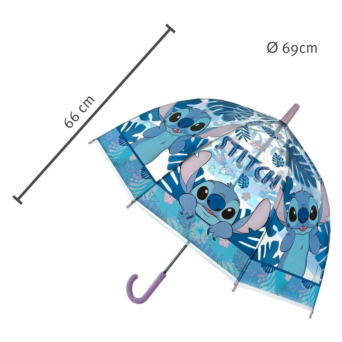 Otto simon stitch regen paraplu 70 cm doorsnee