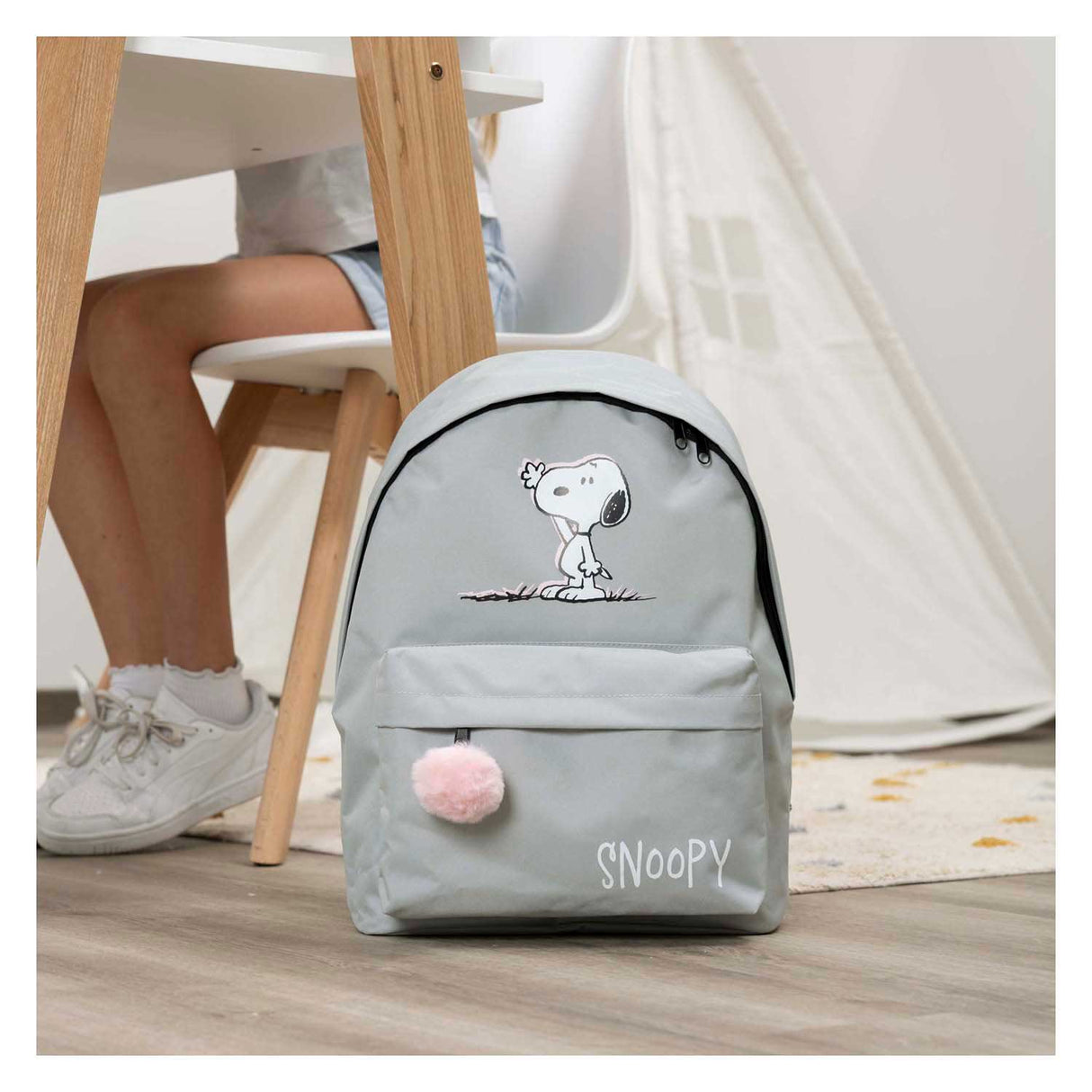 Undercover rugzak grijs - snoopy