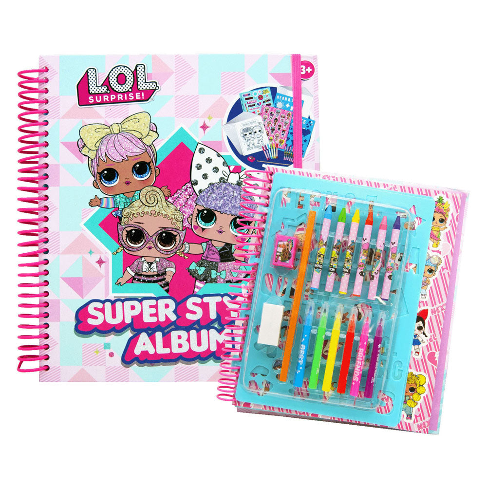 L.o.l. super style album kleurset