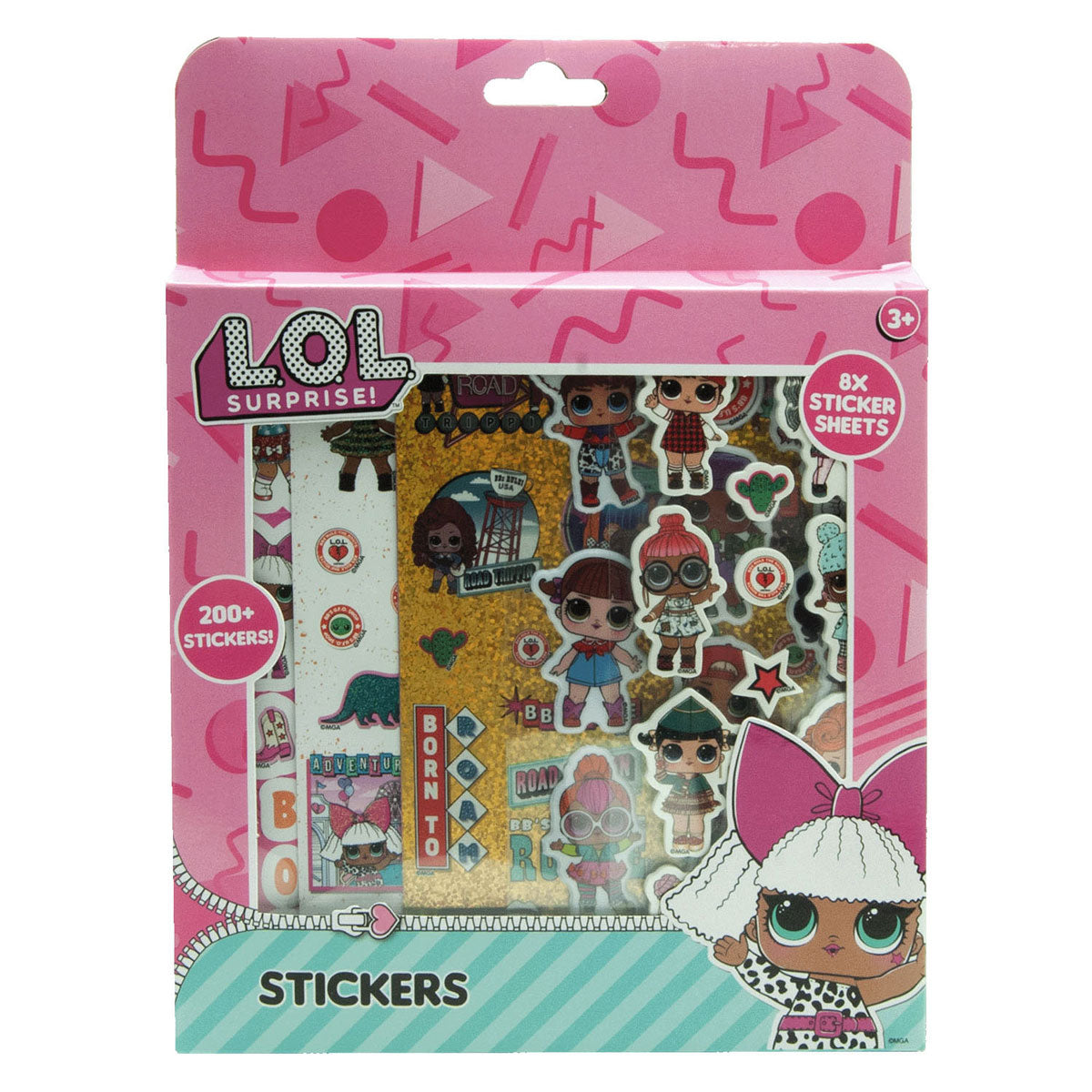 L.o.l. stickerset, 200st.