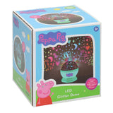 Peppa pig ledlamp glitter dome