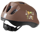 Polisport kinder helm adventure xs 46-53 cm bruin