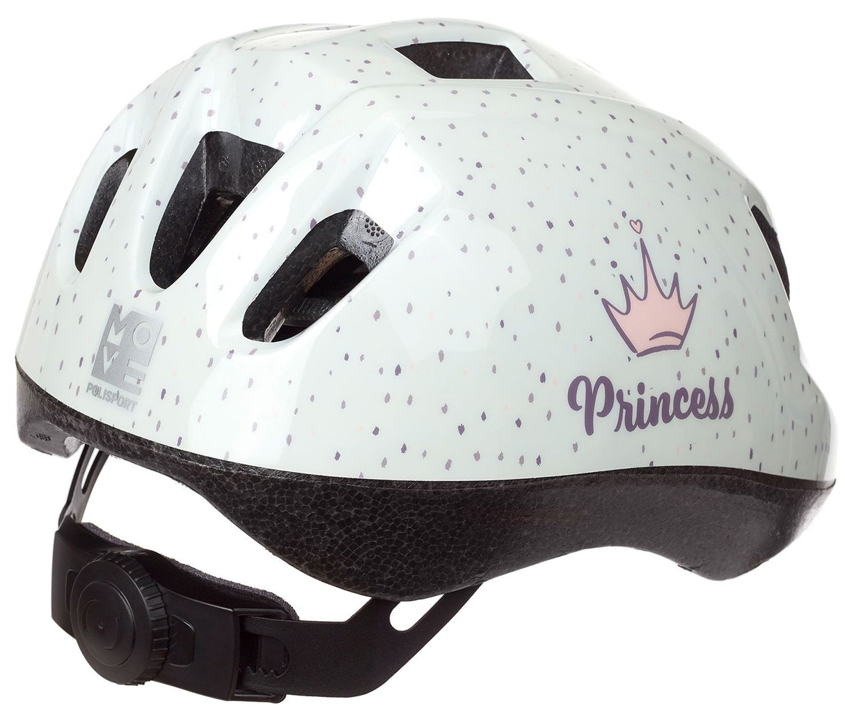 Polisport kinder helm crown xs 46-53 cm paars