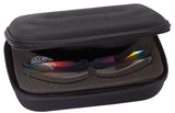 Ked Fietsbril Jackal wit (multi-blue-mirror)