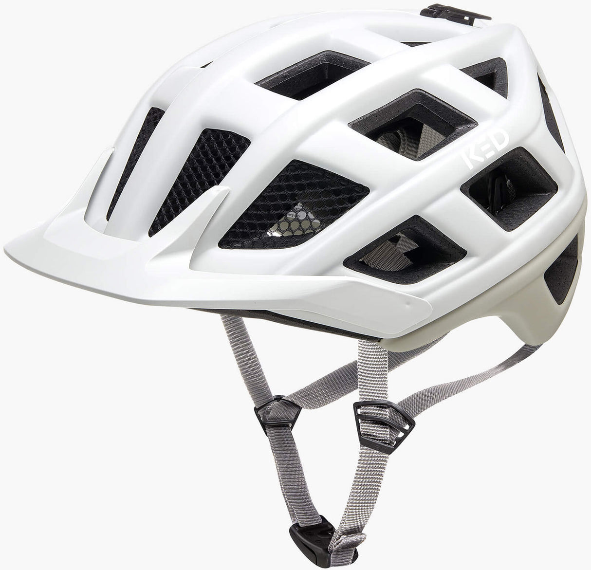 Ked fietshelm crom l 57-62 cm - grey dark grey matt