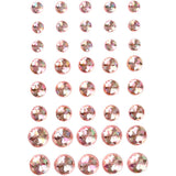 Creativ company strasstenen, afm 6+8+10 mm, roze, 40 stuk 1 doos