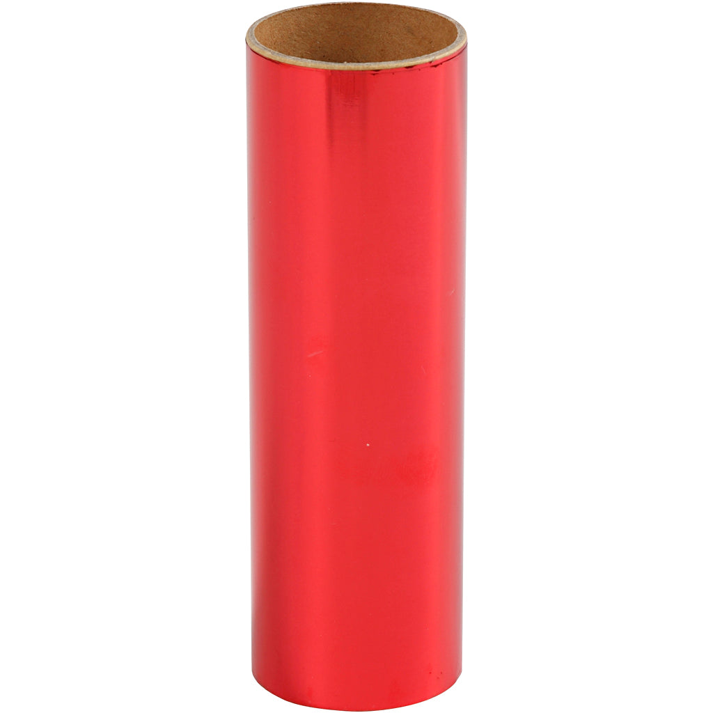 Creativ company deco folie, b: 15,5 cm, dikte 0,02 mm, rood, 50 cm 1 rol